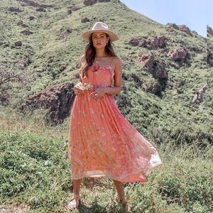 Spell & The Gypsy Hendrix Strappy Dress NWT